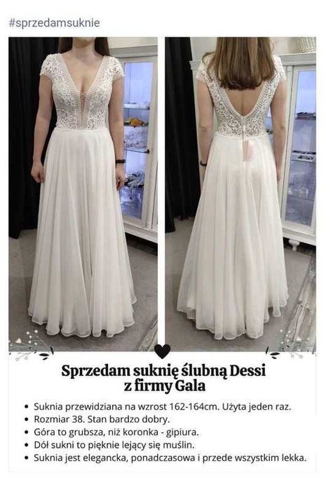 Suknia ślubna Demi firmy Gala