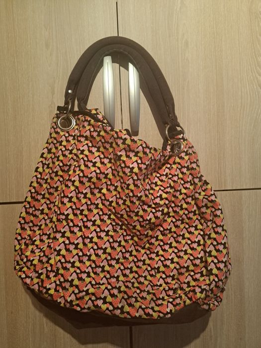 Mala de ombro com padrão