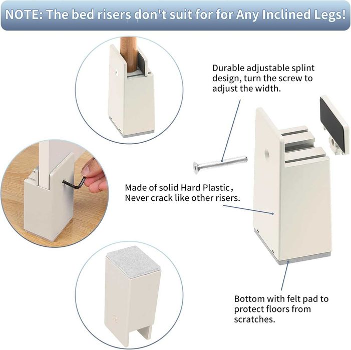Nowe nóżki / 10cm / podnóżki/ podkładki/ mebli / sofy / stołu / A2386!