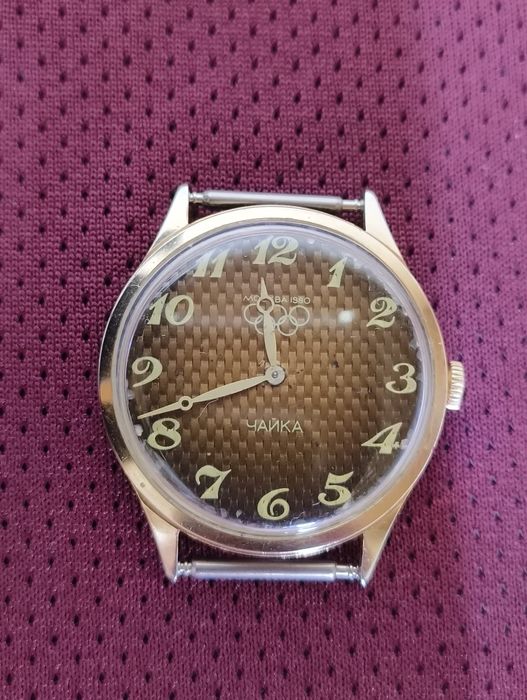 Наручний Годинник. Часы наручные чайка в позолоте,ссср