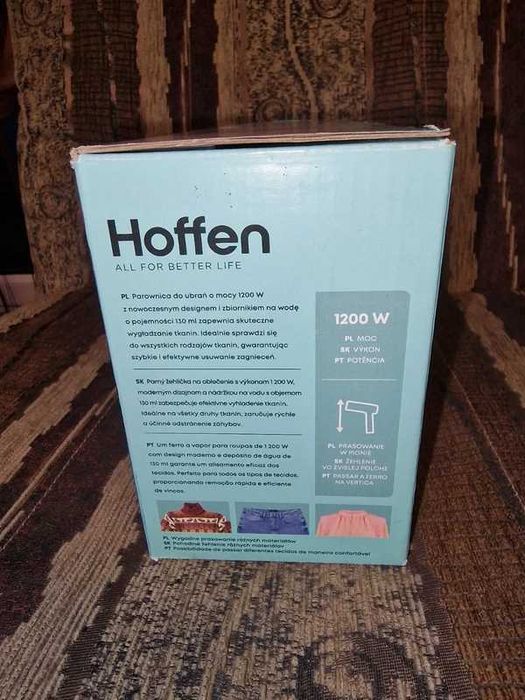 Parownica do ubran firmy Hoffen
