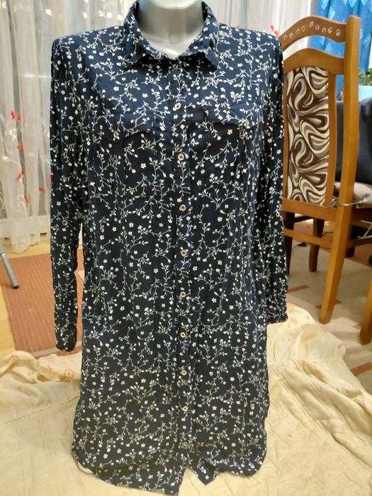 Janina sukienka tunika długa bluzka 46