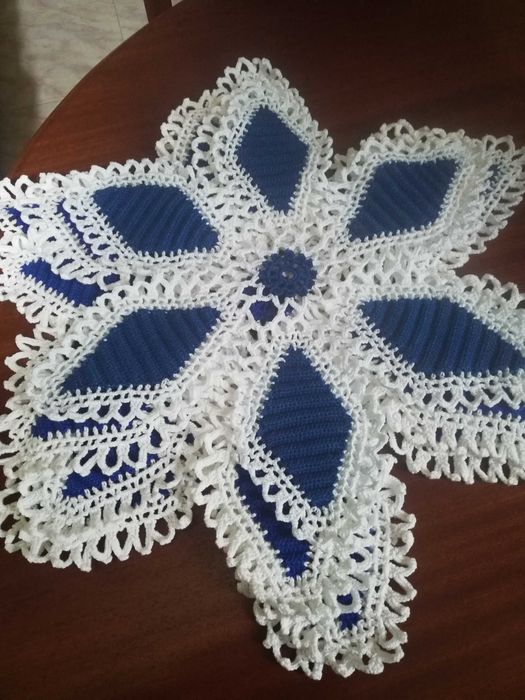 Conjunto naperons cozinha novos nunca usados em azul