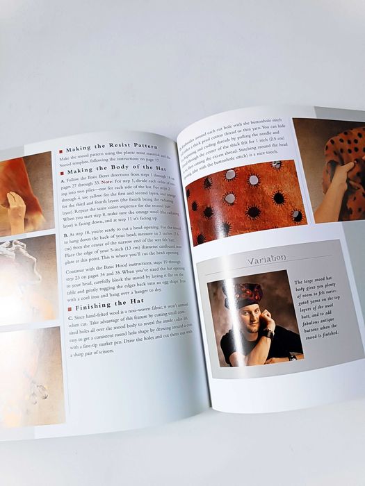 Livro 'Fabulous Felt Hats: Dazzling Designs from Handmade Felt'