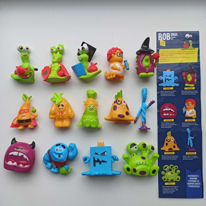 Професії, фрукти, колекції фігурок Равлик Боб: 485 грн. - Фігурки