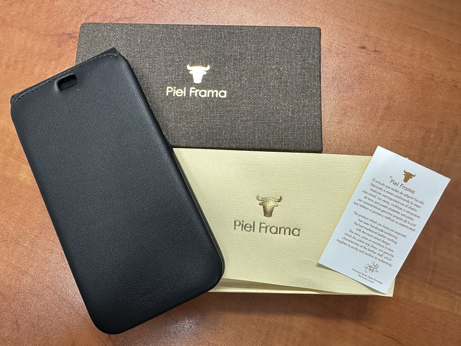 Skórzane etui Piel Frama do iPhone'a 14 Pro Max, ręcznie wykonane