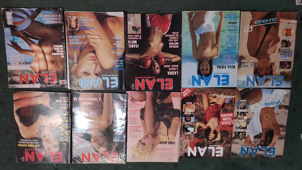 10 Revistas Elan - Anos 80