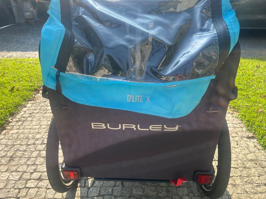 Burley D’LITE X [EN]: bike trailer and stroller (double) [PT]: reboque para bicicleta e carrinho de bebé (duplo)