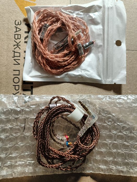 АудиоКабеля KZ NICEHCK TRN T2 PRO TN Redchain Nicehck MMCX Баланс