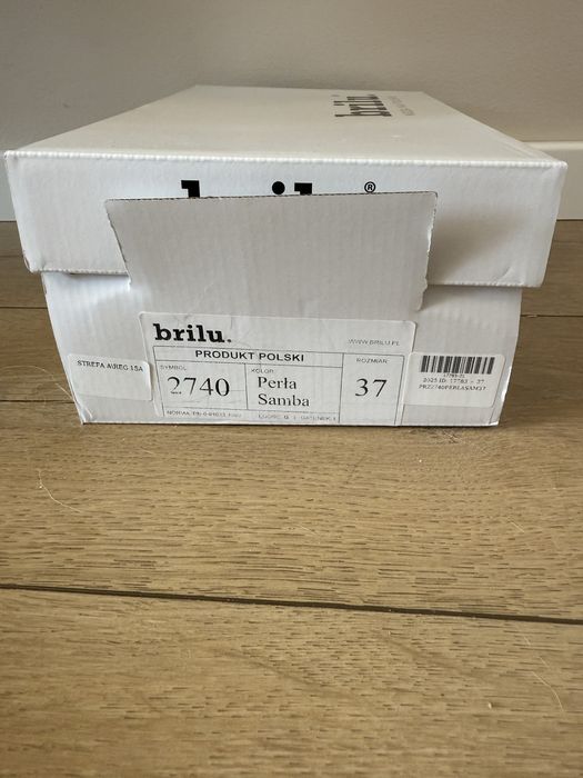 Buty ślubne na szpilce Brilu