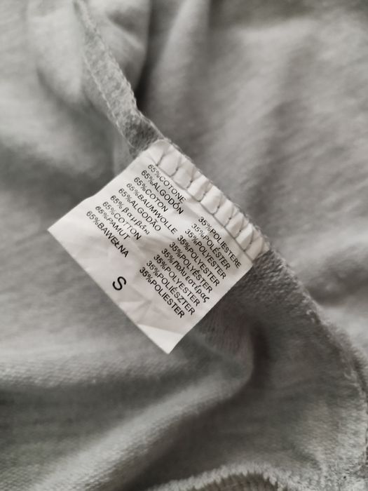 Bluza z kapturem rozpinana szara rozmiar S