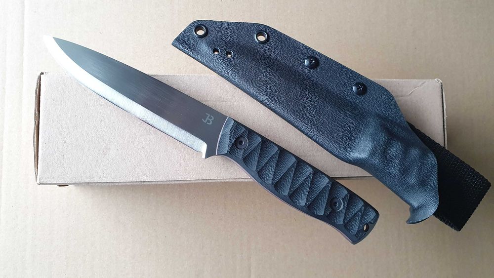 Nóż bushcraft J.B. Polish Knives Riven stal 14C28N