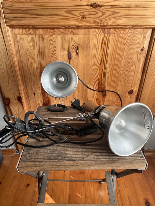 Sprzedam lampki zaciskowe Ikea. Vintage, industrial