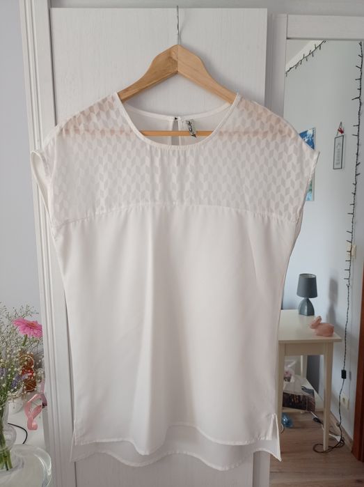 Bluza koszulowa biała