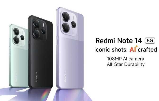Xiaomi Redmi Note 14 5G, 6.6` 120Hz Dim 7025 8/256 108Mp NFC