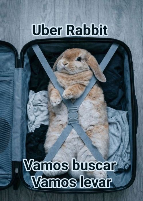 Coelhos anões com serviço Hostel Rabbit