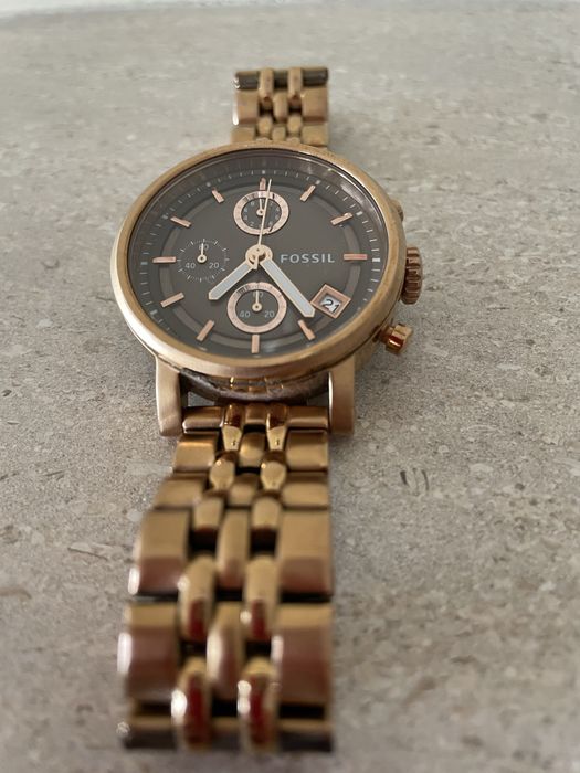 Relogio Fossil bronze metalico