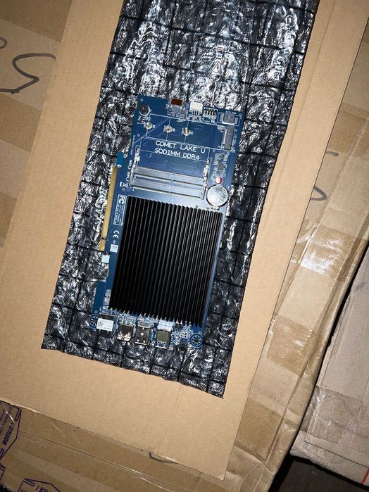 Одноплатный мини-компьютер на базе Intel Comet Lake-U