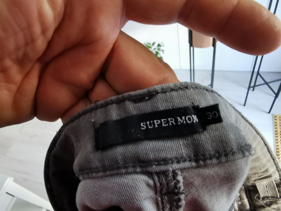 Spodnie ciążowe supermom super mom 30