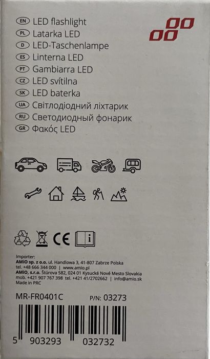 Latarka Led Amio 03273