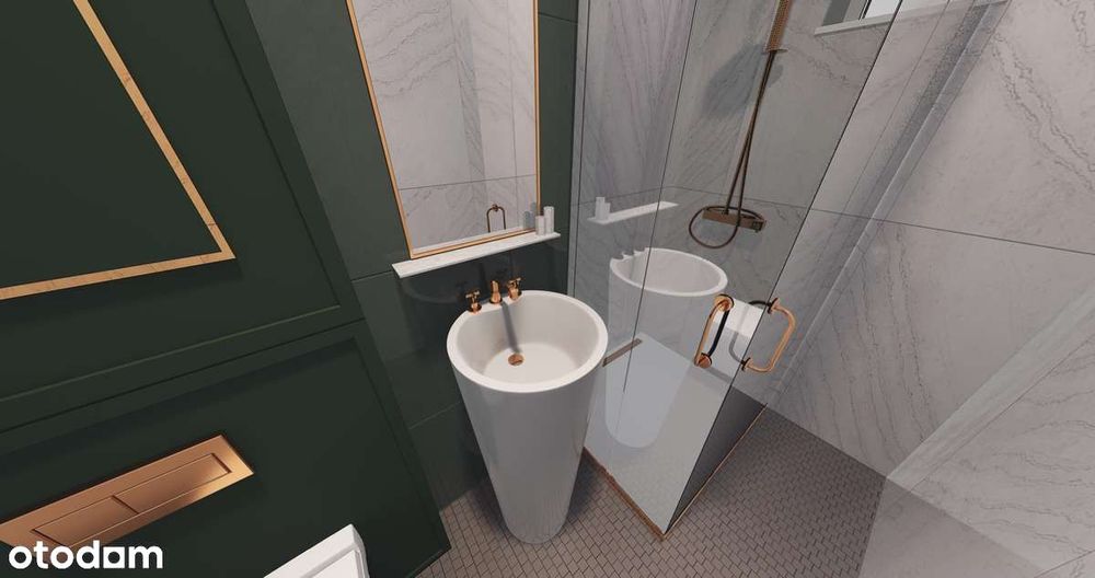 Wyjątkowy apartament w Centrum Lubina Loftowy klimat - 46,28 m2
