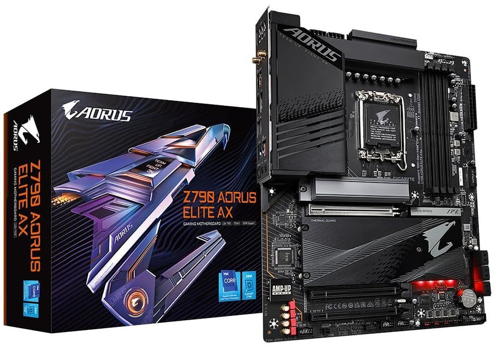 Płyta główna GIGABYTE Z790 AORUS ELITE AX (Intel LGA 1700, ATX, DDR5, WiFi, Bluetooth)