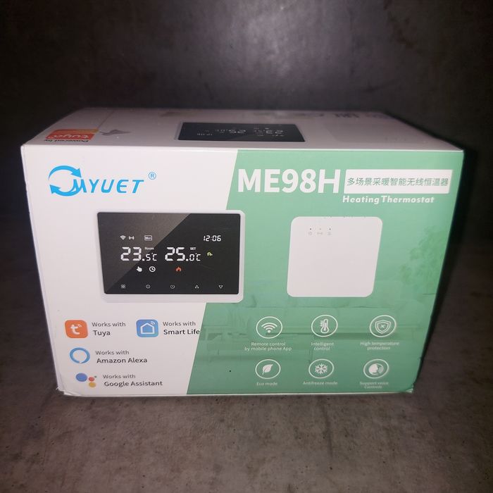 Термостат беспроводной с блоком для газового котла с wifi