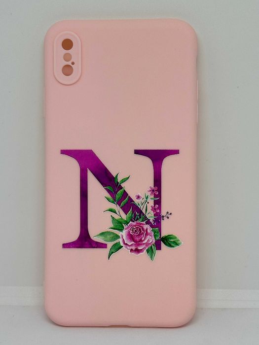 Iphone XS MAX Etui Case Obudowa Silikonowa Literka N kod 2048