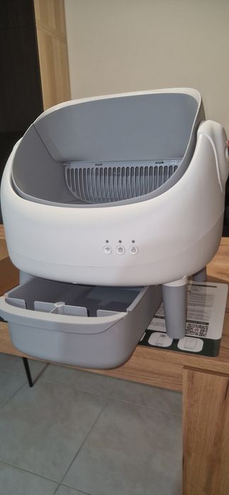 Caixa de areia automática para gatos
