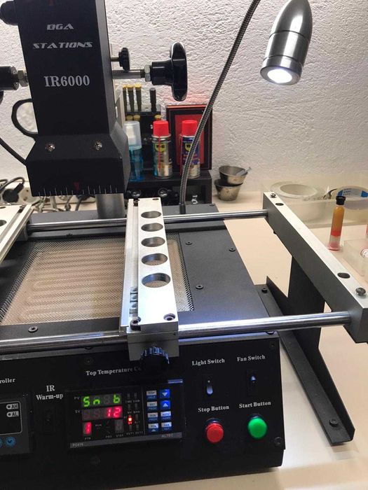 Estação infravermelha de retrabalho BGA, máquina de solda IR6000 V.2