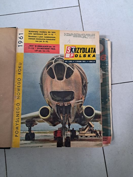 Skrzydlata Polska 1961 r - wszystkie numery. Twarda oprawa