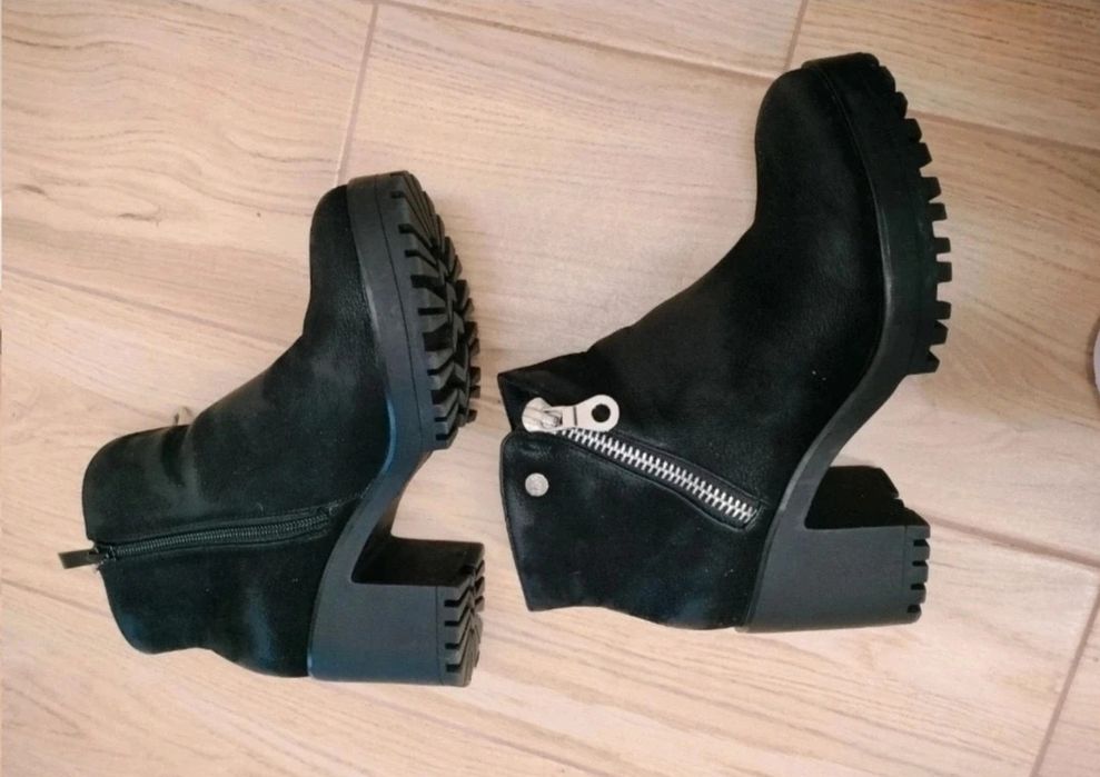 Kozaki damskie za kostkę 37 nowe Jenny Fairy