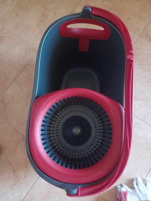Vileda balde e esfregona Turbo microfibra