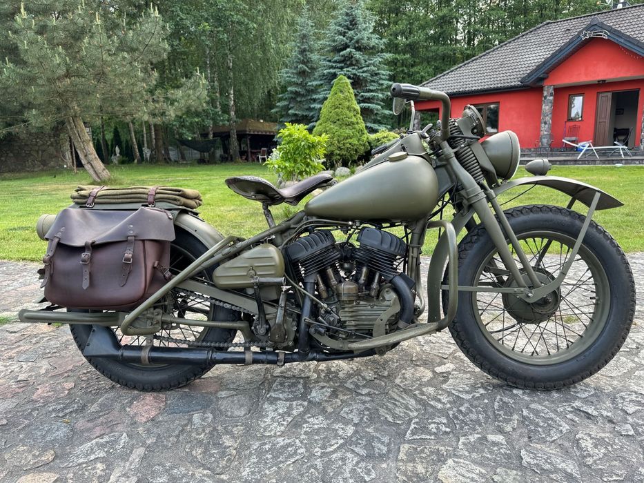 Harley-Davidson WL WLA 42 1945r Oryginał Po Remoncie Idealny WL Jak Nowy