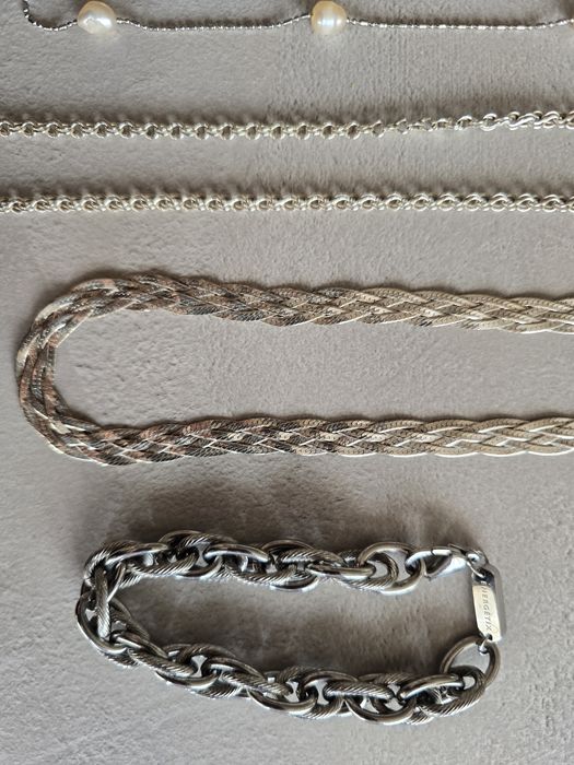 Чокер кольє ланцюжок срібло