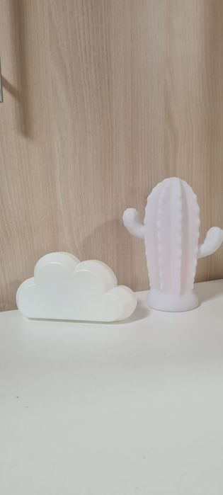 Нічник кактус хмаринка декор