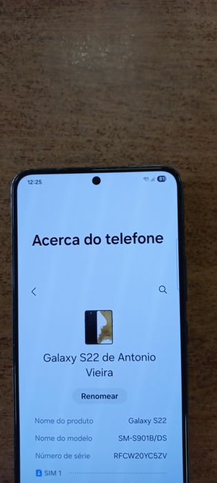 Telemovel Samsung S22 usado em bom estado