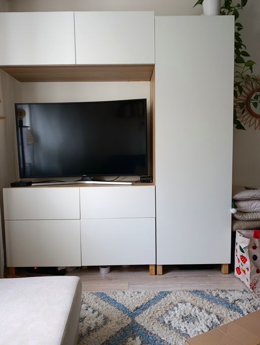 Ikea Besta zestaw mebli szafka komoda, szafa