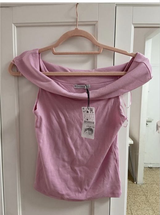 Жіноча майка рожева Stradivarius