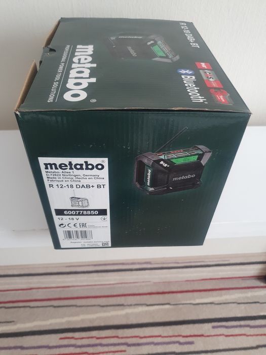Radio budowlane metabo