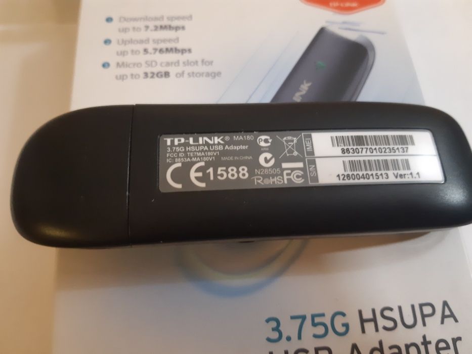 TP-LINK USB-адаптер 3.75G HSUPA