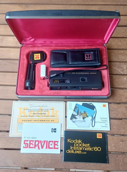 Kodak nieużywany Instamatic 60 aparat fotograficzny analogowy Pocket ...