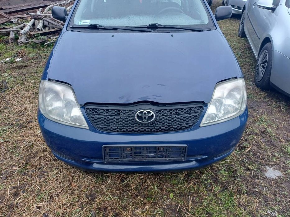 KOMPLETNY PRZÓD MASKA ZDERZAK LAMPA BŁOTNIK TOYOTA COROLLA E12 8Q4