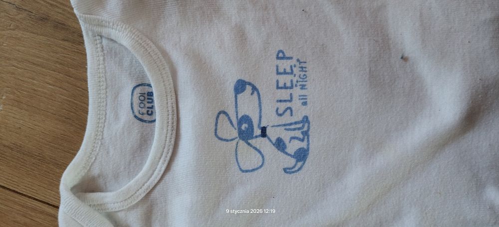 Dwa body niemowlęce 56 krótki rękaw