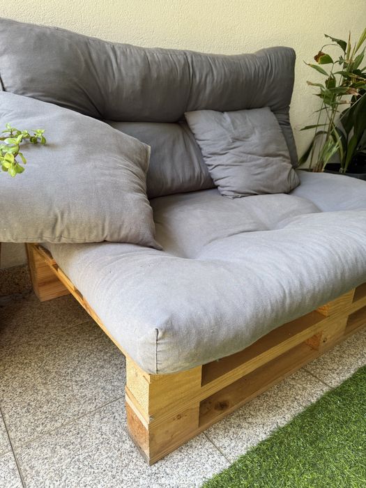 Sofa de exterior em palete