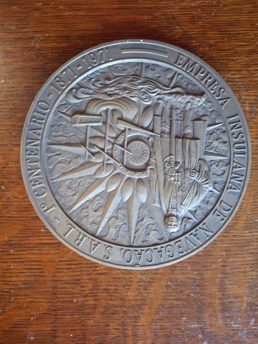 Medalha Marinha Empresa insulana navegação grande formato