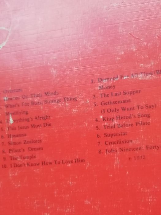 Disco Lp Jesus Christ Superstar