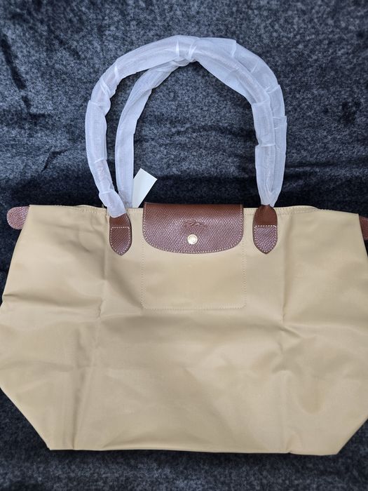 Saco Tote Longchamp Khaki