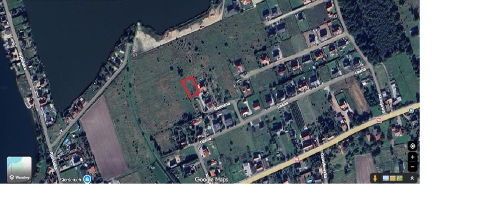 Działka budowlana z widokiem na jezioro