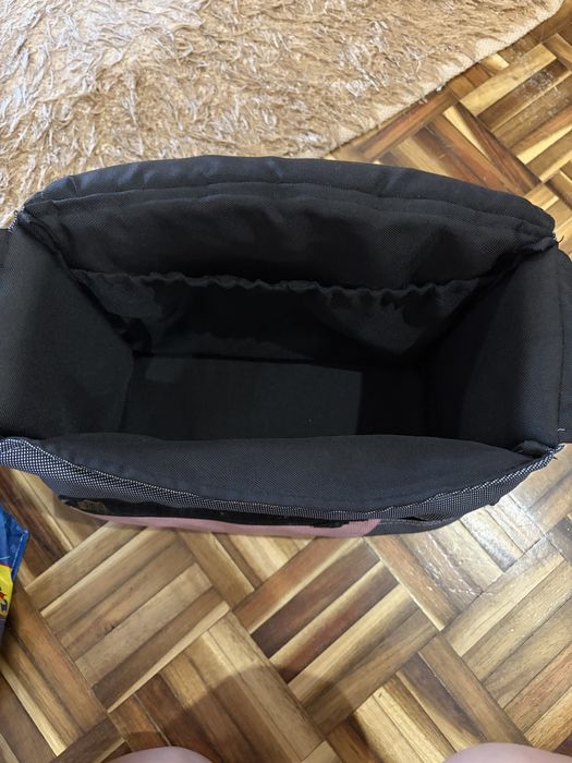 Mala/Saco Chicco para bebé – Rosa e Cinzento